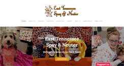 Desktop Screenshot of etnspay-neuter.org